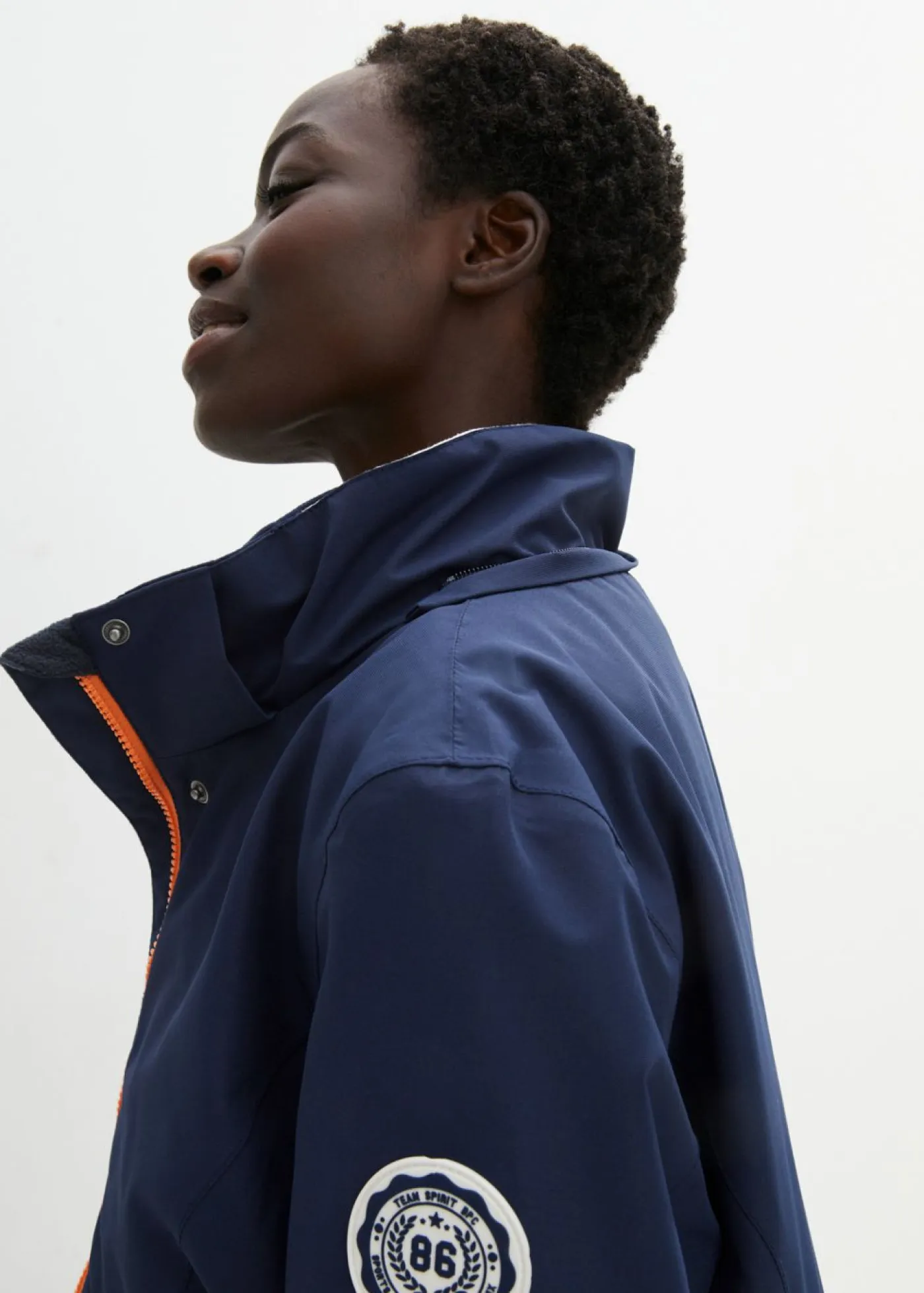 bonprix bonprix Chaquetas Y Abrigos>Chaqueta funcional impermeable de entretiempo Azul marino