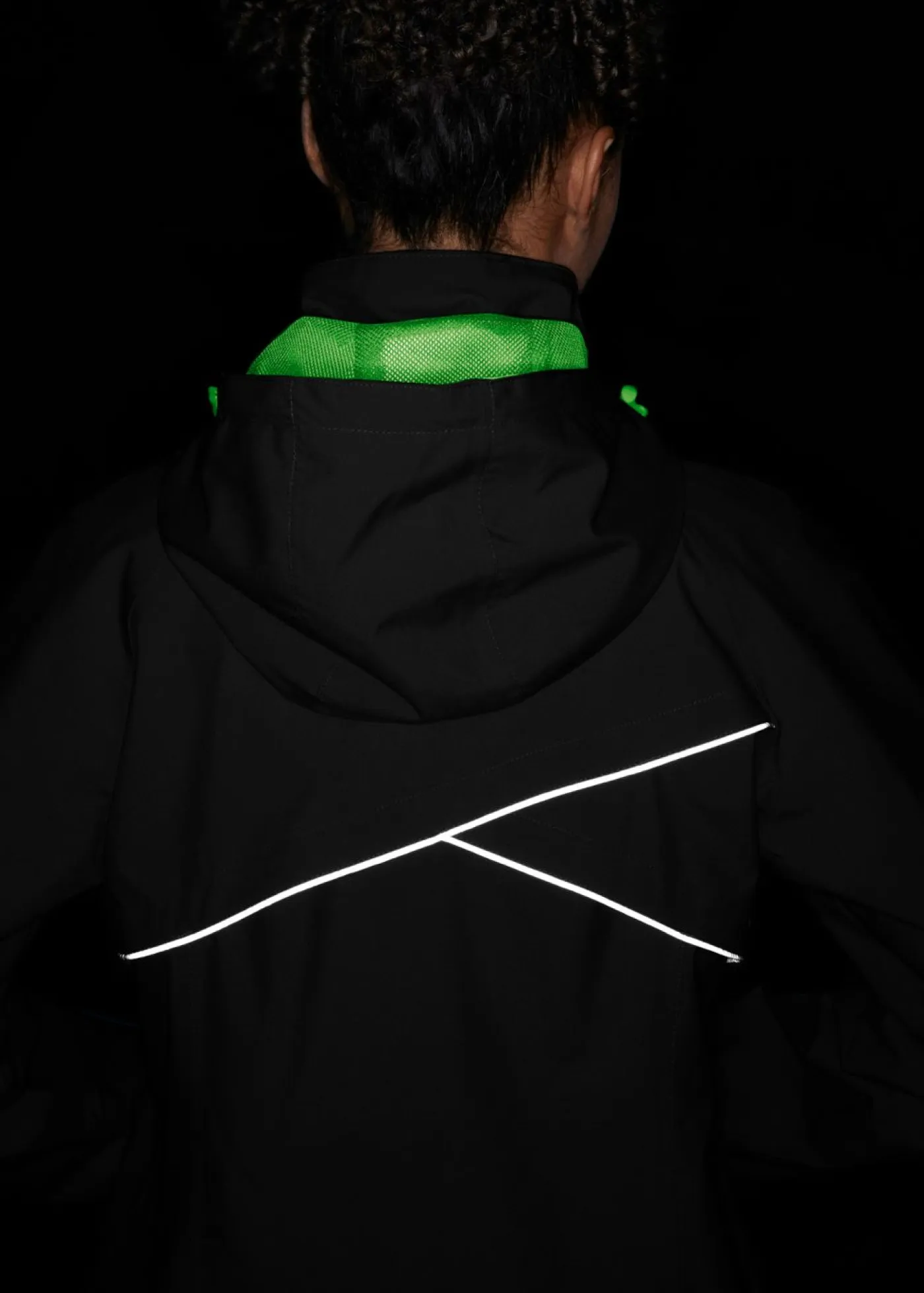 Mujer bonprix bonprix Chaqueta funcional impermeable con detalles reflectantes