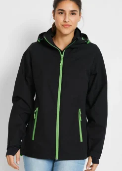 Mujer bonprix bonprix Chaqueta funcional impermeable con detalles reflectantes