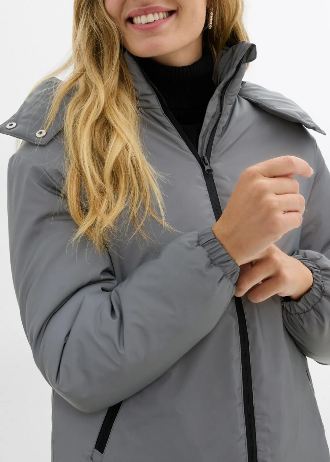 bonprix bonprix Chaquetas Y Abrigos>Chaqueta funcional reflectante Plata