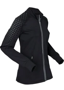 bonprix bonprix Ropa Térmica|Ropa Para El Aire Libre>Chaqueta funcional térmica con estampado reflectante Negro de lunares