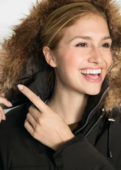 Mujer bonprix bonprix Chaqueta guateada con capucha