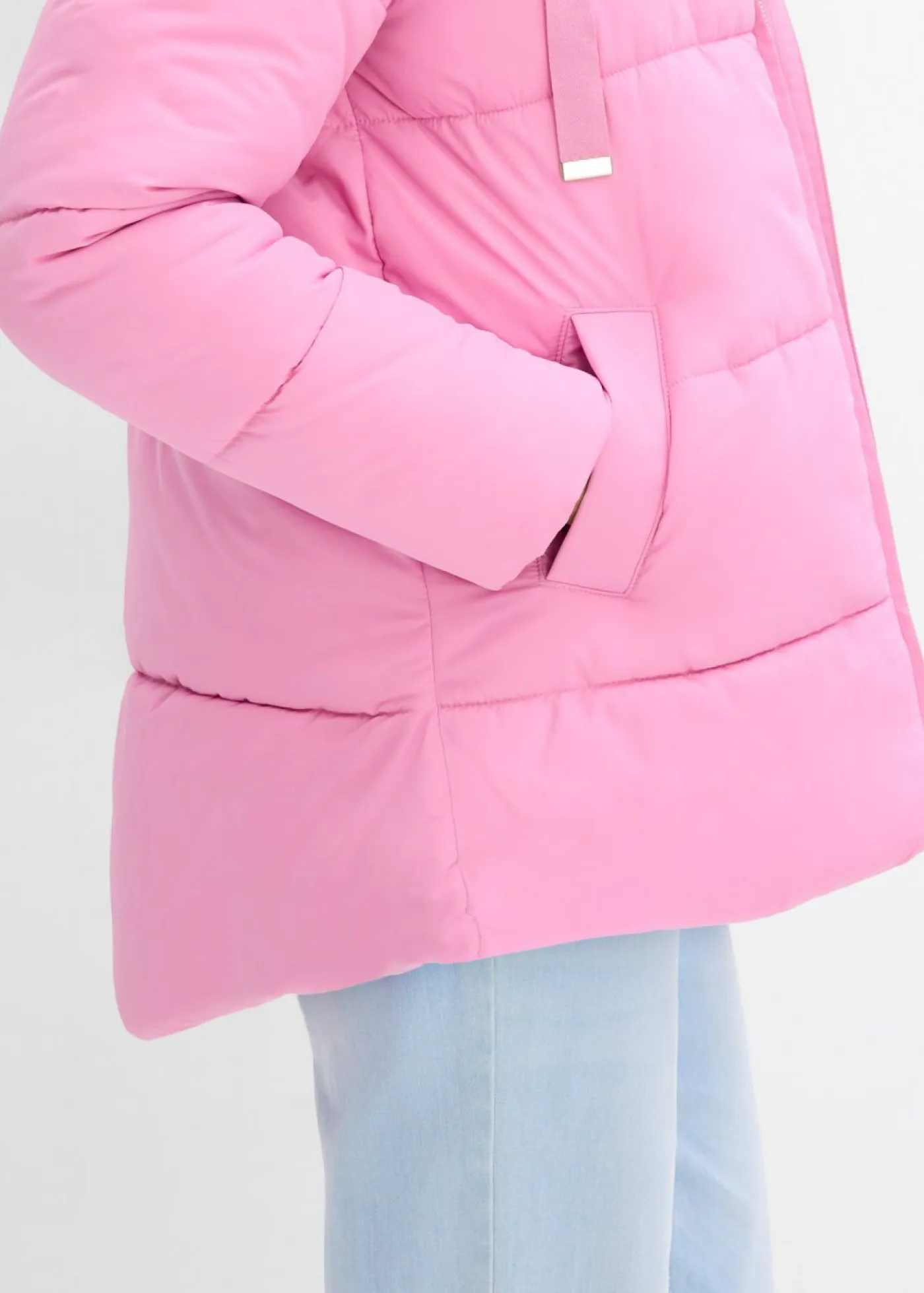 bonprix bonprix Chaquetas Y Abrigos>Chaqueta guateada con corte holgado Rosa fucsia