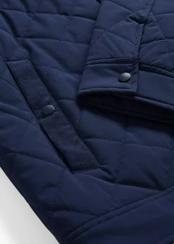 bonprix bonprix Chaquetas Y Abrigos·Chaquetas|Chaquetas Y Abrigos·Chaquetas Técnicas>Chaqueta guateada con cuello de pana Azul marino