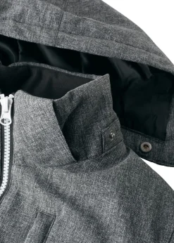 Niños bonprix bonprix Chaqueta guateada de invierno con capucha y diseño en color block