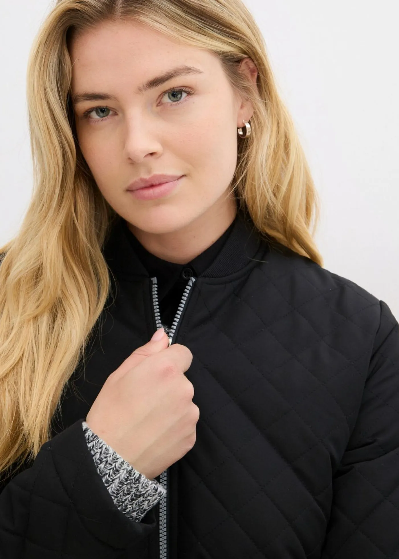 Mujer bonprix bonprix Chaqueta guateada larga