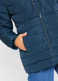 Mujer bonprix bonprix Chaqueta guateada ligera con capucha desmontable