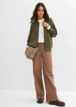 Mujer bonprix bonprix Chaqueta holgada de chándal de neopreno