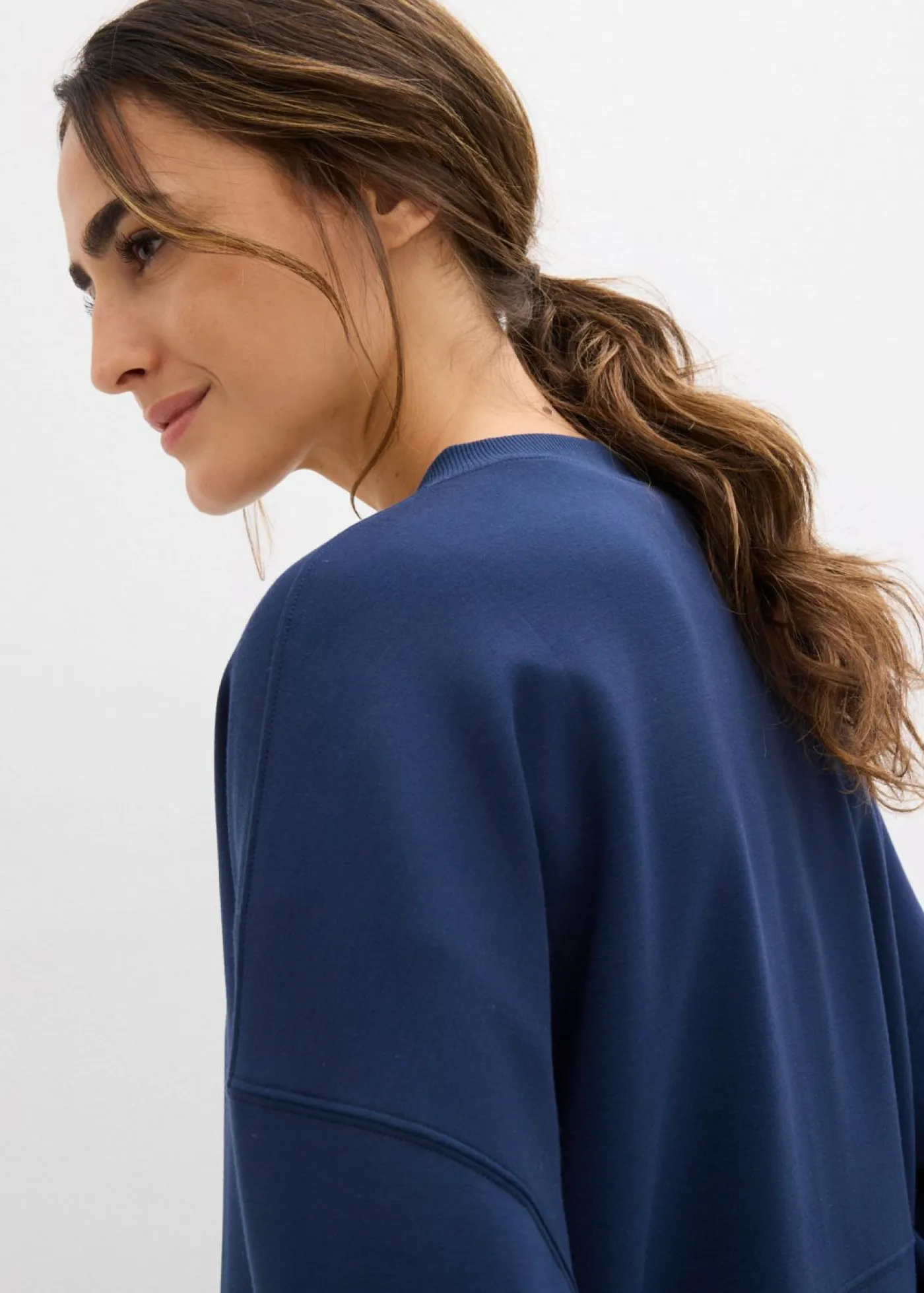 Mujer bonprix bonprix Chaqueta holgada de chándal de neopreno