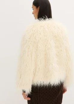 Mujer bonprix bonprix Chaqueta holgada de pelo sintético