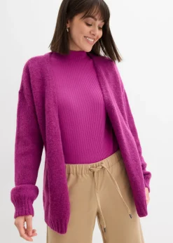 Mujer bonprix bonprix Chaqueta holgada de punto grueso