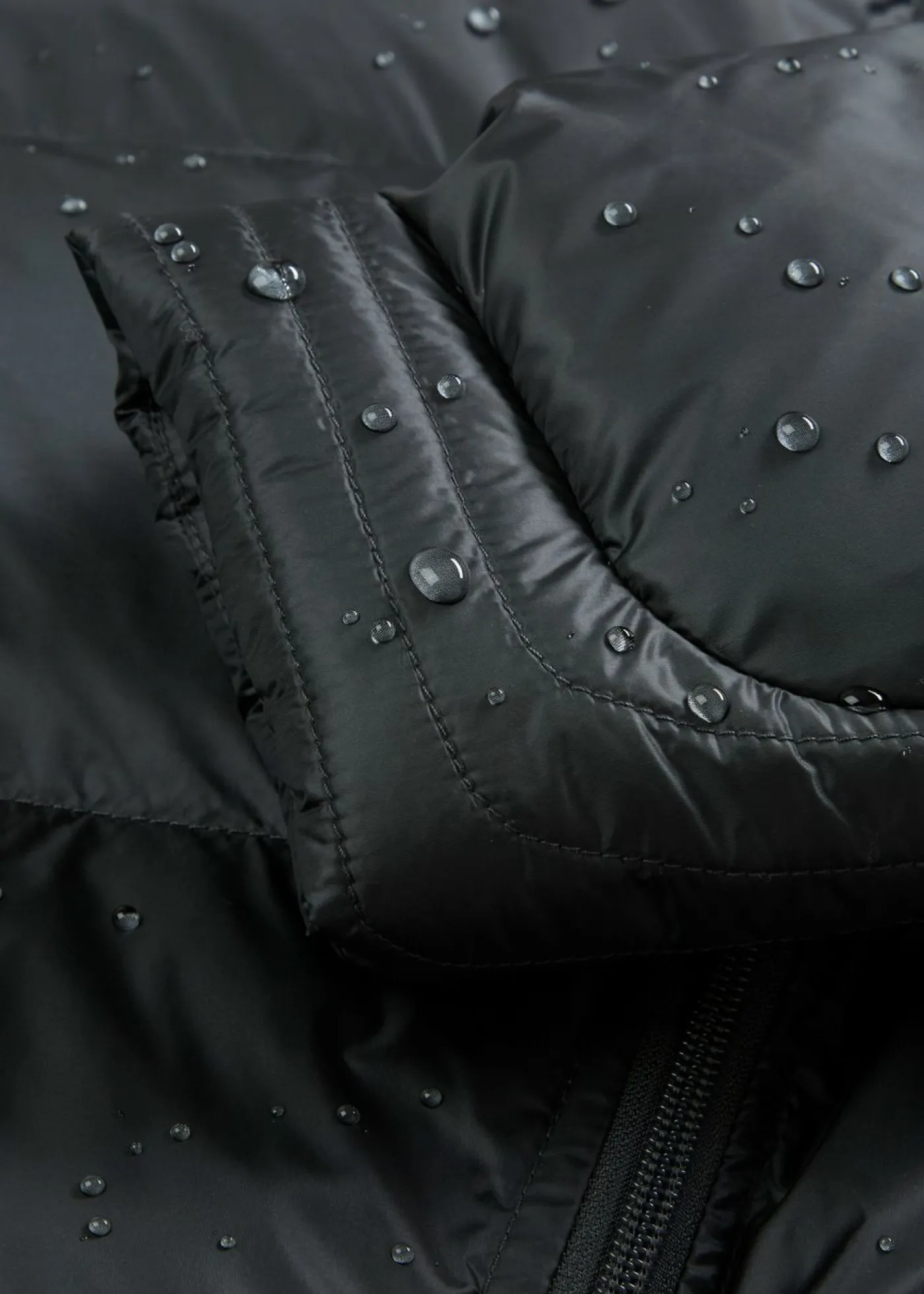 bonprix bonprix Premium|Chaquetas Y Abrigos>Chaqueta impermeable con plumón reciclado antracita