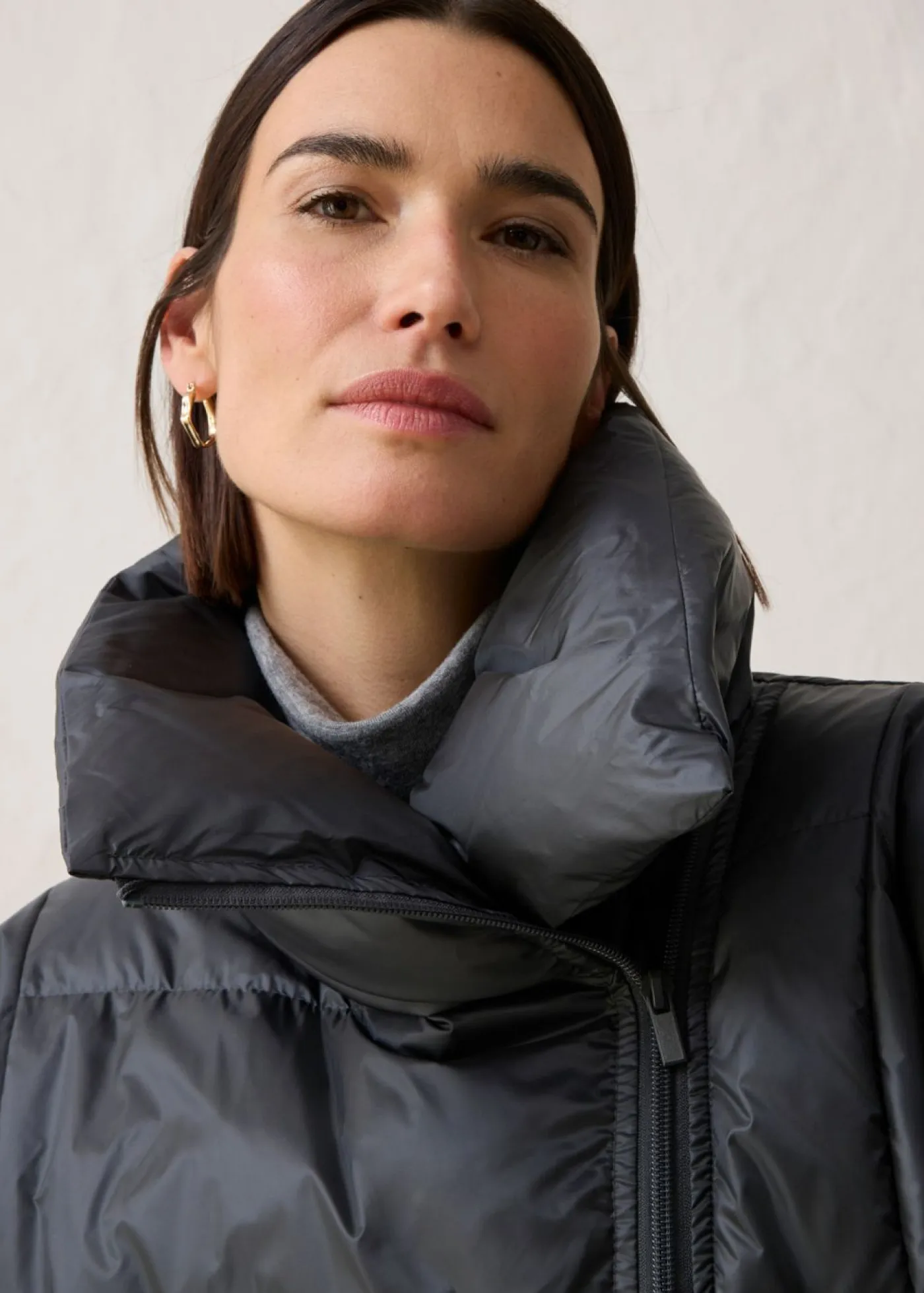 bonprix bonprix Premium|Chaquetas Y Abrigos>Chaqueta impermeable con plumón reciclado antracita