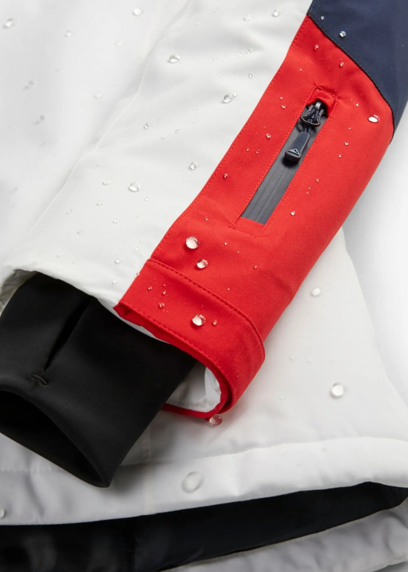 bonprix bonprix Ropa Para El Aire Libre|Ropa Deportiva>Chaqueta impermeable de esquí con aberturas de ventilación blanco-azul marino