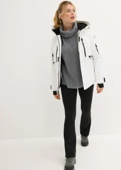 Mujer bonprix bonprix Chaqueta impermeable de esquí con protector antinieve