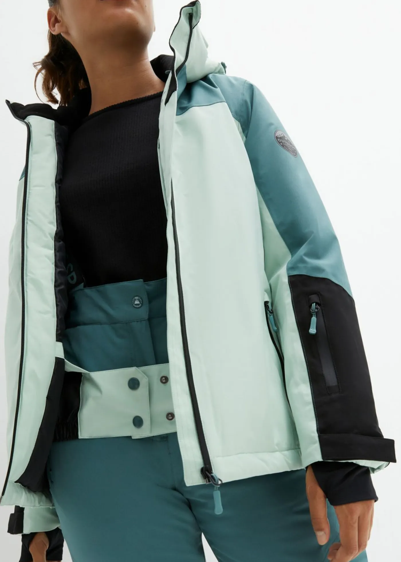 Mujer bonprix bonprix Chaqueta impermeable de esquí con aberturas de ventilación