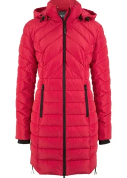 bonprix bonprix Chaquetas Y Abrigos>Chaqueta larga acolchada con relleno Rojo