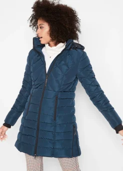 bonprix bonprix Chaquetas Y Abrigos>Chaqueta larga acolchada con relleno Azul marino