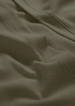 bonprix bonprix Ropa Cómoda>Chaqueta larga de chándal en suave mezcla de algodón Verde oliva oscuro