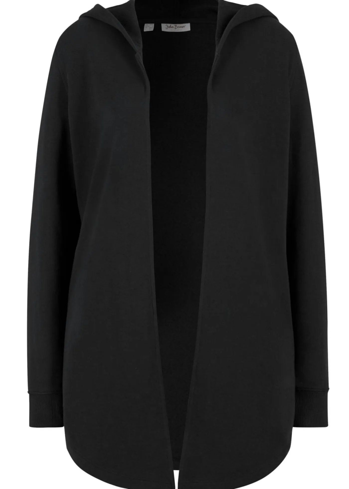 Mujer bonprix bonprix Chaqueta larga de chándal de algodón suave