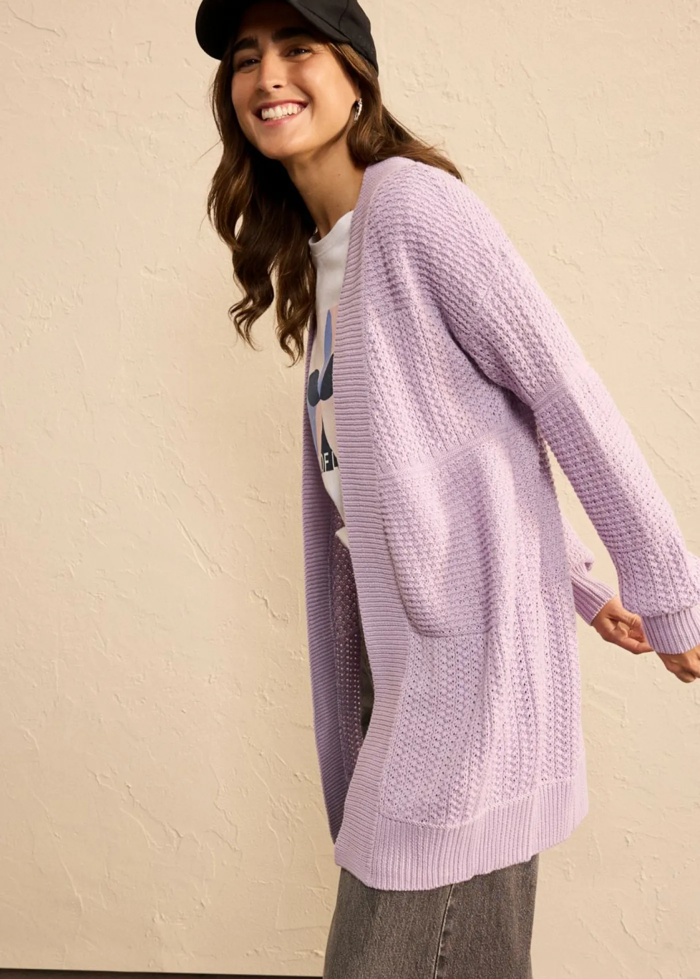 Mujer bonprix bonprix Chaqueta larga de punto