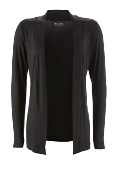 bonprix bonprix Básicos|Camisetas>Chaqueta ligera de viscosa suave Negro