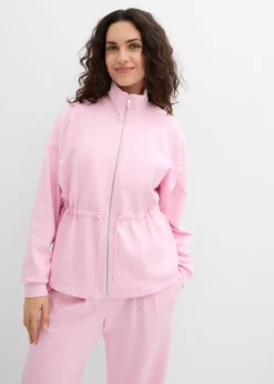 bonprix bonprix Ropa Cómoda|Camisetas>Chaqueta oversize de neopreno suave rosa cristal
