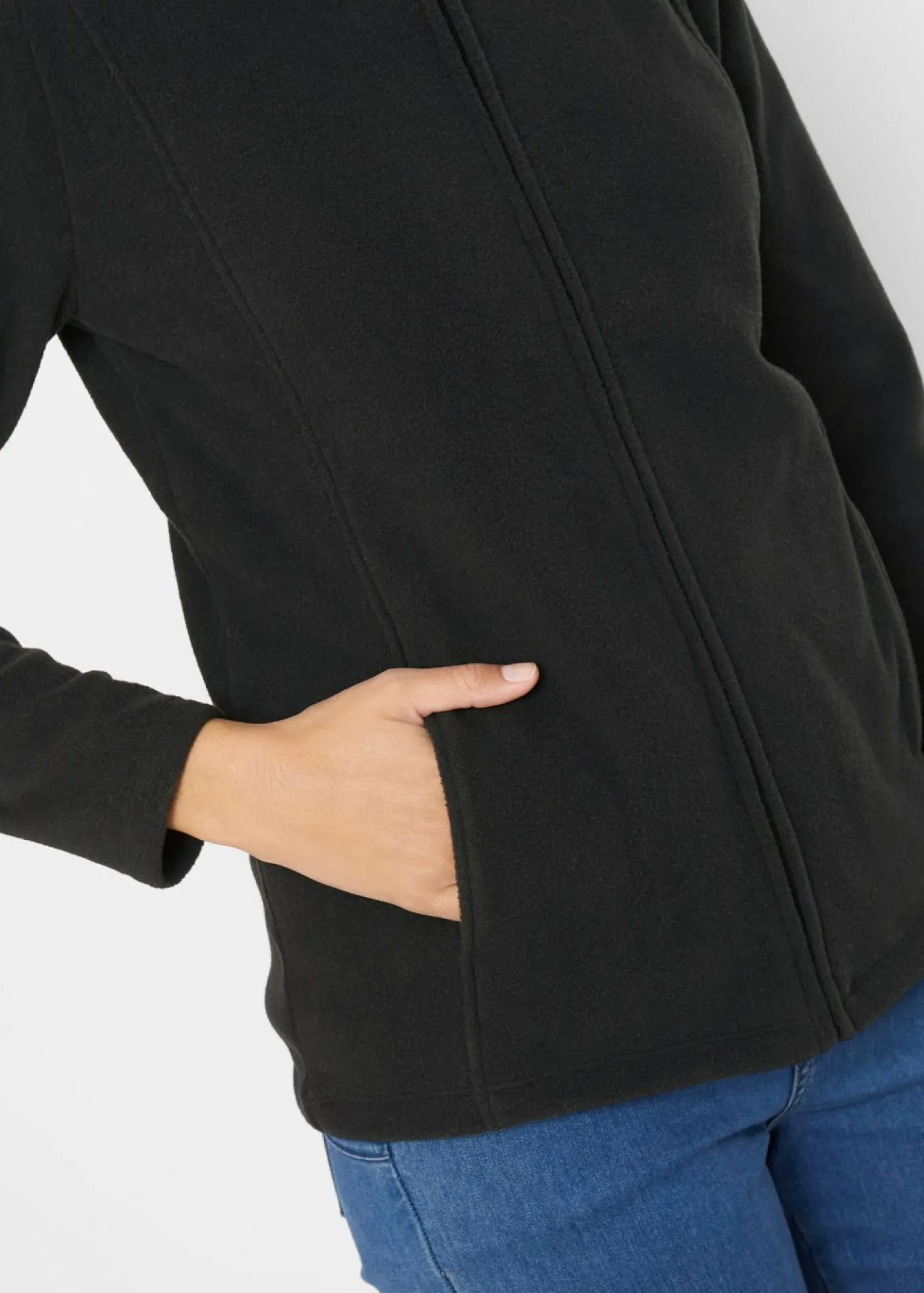 bonprix bonprix Ropa Cómoda|Chaquetas Y Abrigos>Chaqueta polar Negro