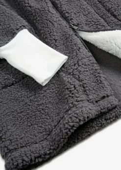 bonprix bonprix Ropa Cómoda|Chaquetas Y Abrigos>Chaqueta polar pizarra