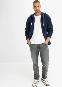 Hombre bonprix bonprix Chaqueta polar con capucha y bolsillos