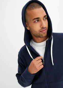 Hombre bonprix bonprix Chaqueta polar con capucha y bolsillos