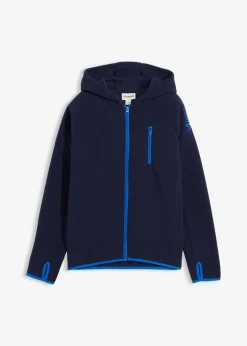 Niños bonprix bonprix Chaqueta polar con detalles en contraste