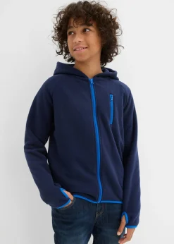Niños bonprix bonprix Chaqueta polar con detalles en contraste