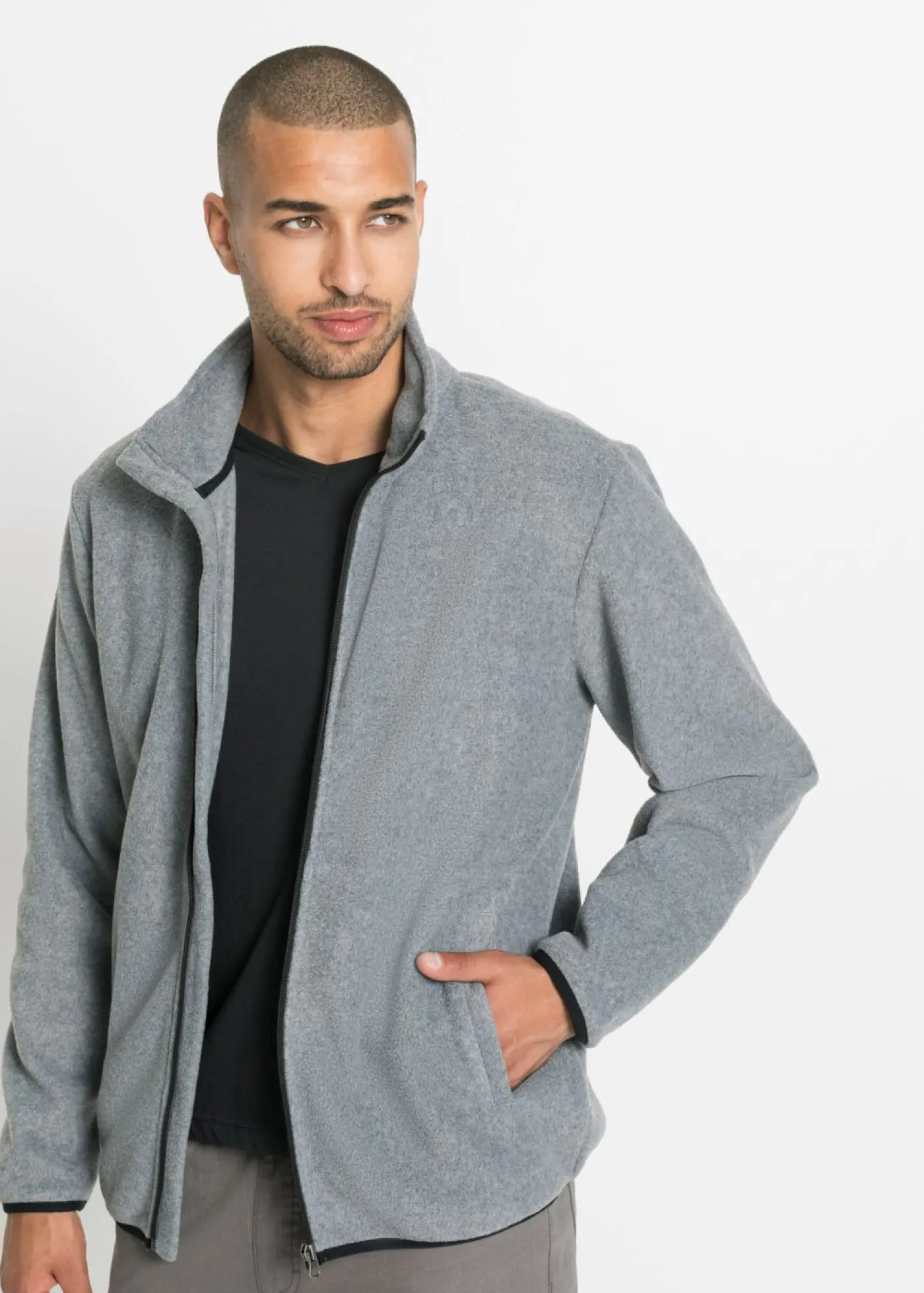 Hombre bonprix bonprix Chaqueta polar (2 unidades)