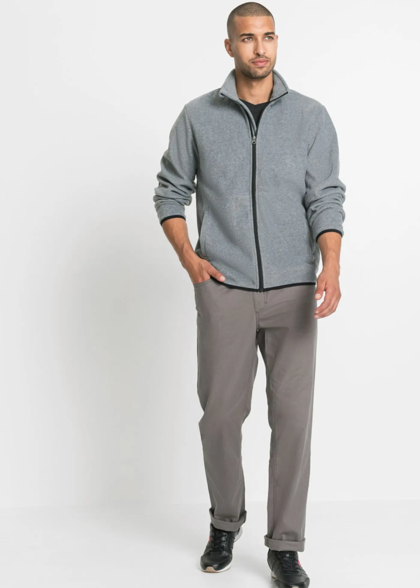 Hombre bonprix bonprix Chaqueta polar (2 unidades)