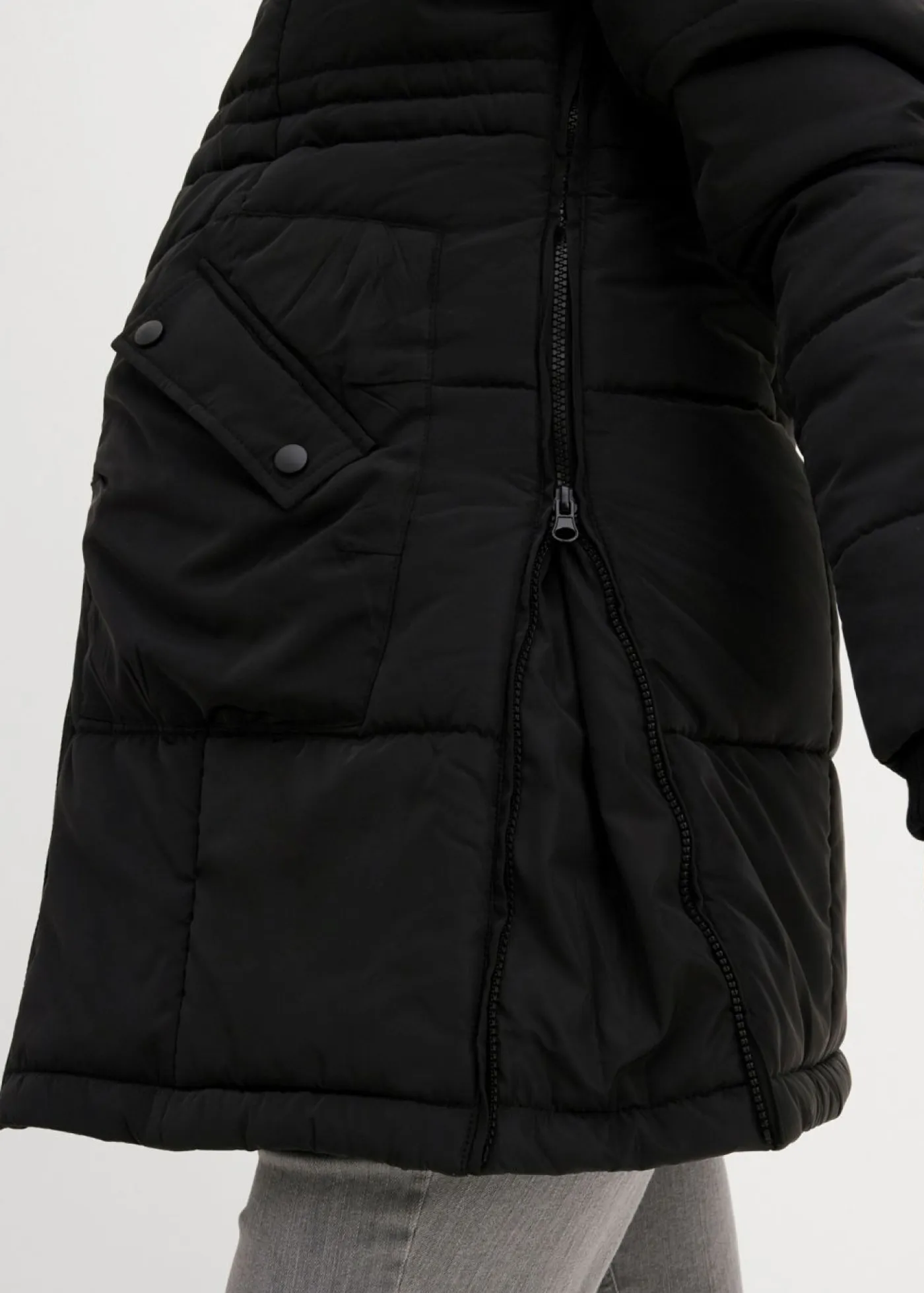 bonprix bonprix Premamá>Chaqueta premamá 3 en 1 con inserto de porteo Negro