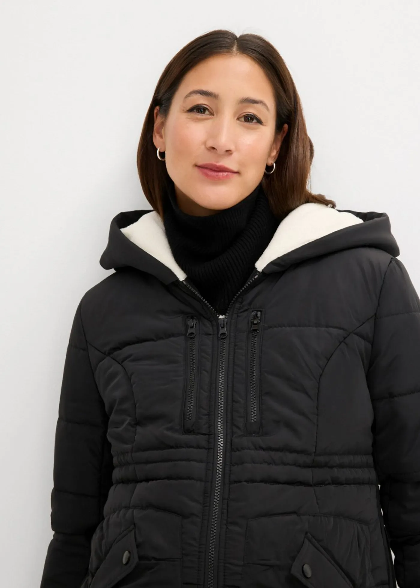 bonprix bonprix Premamá>Chaqueta premamá 3 en 1 con inserto de porteo Negro