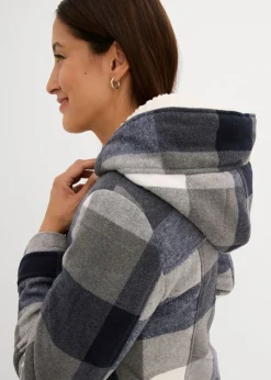 Mujer bonprix bonprix Chaqueta premamá de lana con forro de peluche/chaqueta de porteo