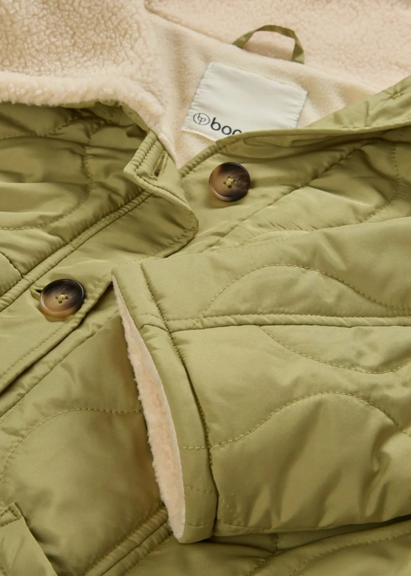 bonprix bonprix Premamá>Chaqueta premamá ligera 3 en 1 con forro polar e inserto de porteo Verde caqui