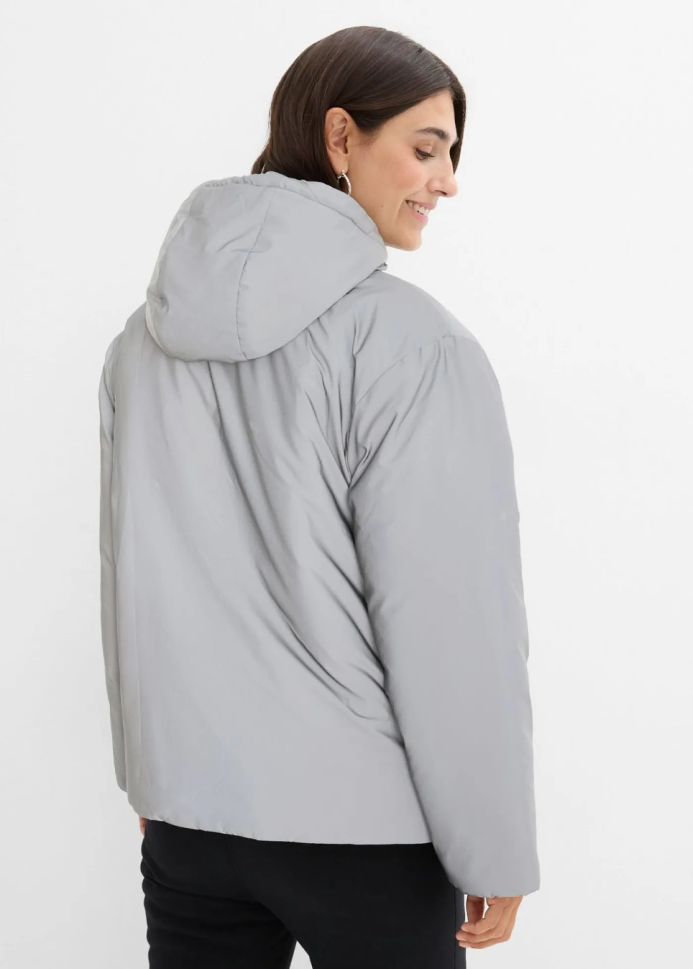 bonprix bonprix Premamá>Chaqueta premamá reflectante 3 en 1 con inserto para porteo y para el embarazo Gris