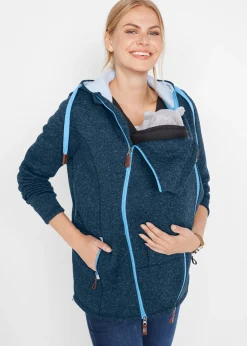 Mujer bonprix bonprix Chaqueta premamá/de porteo de tejido polar