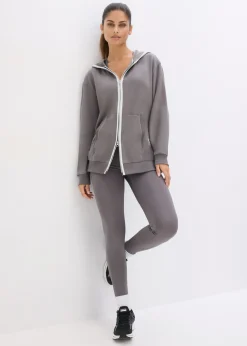 Mujer bonprix bonprix Chaqueta térmica de chándal de material de secado rápido con corte ancho