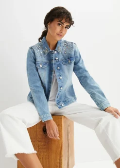 bonprix bonprix Chaquetas Y Abrigos>Chaqueta vaquera denim azul