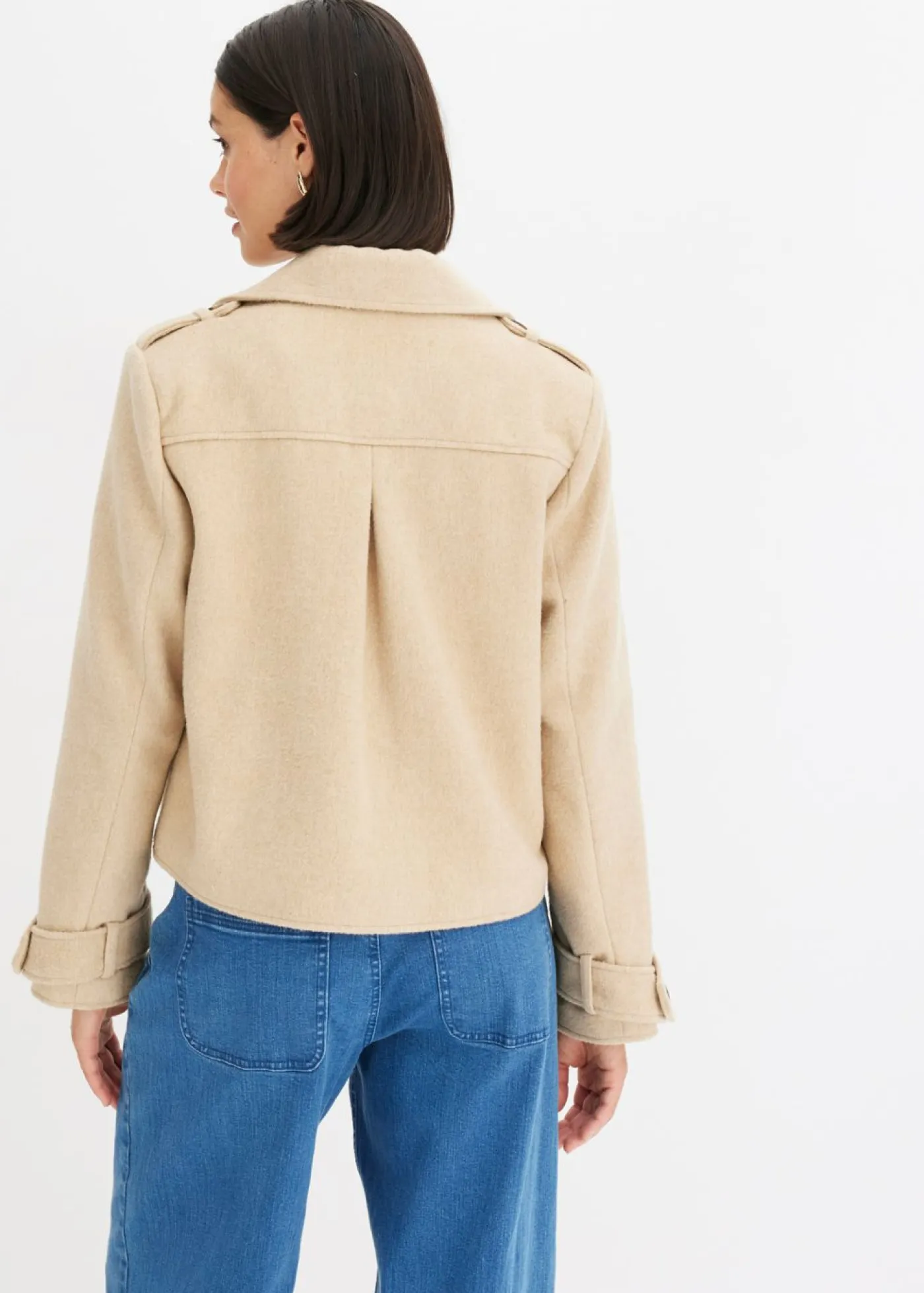 bonprix bonprix Chaquetas Y Abrigos>Chaquetón marinero Beige