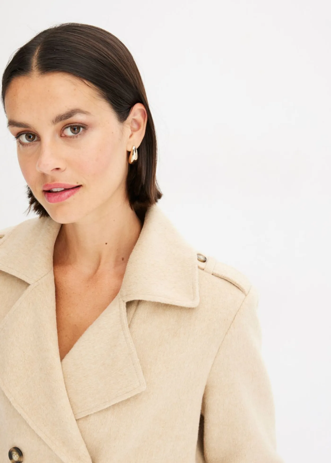 bonprix bonprix Chaquetas Y Abrigos>Chaquetón marinero Beige