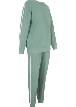 Mujer bonprix bonprix Chándal de algodón puro (conjunto de 2 piezas)