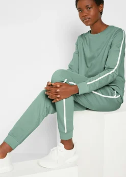 Mujer bonprix bonprix Chándal de algodón puro (conjunto de 2 piezas)