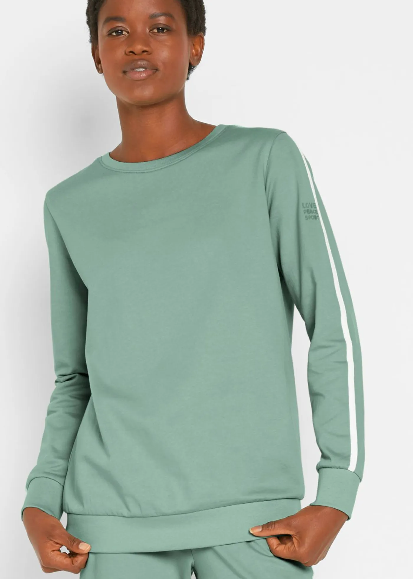 Mujer bonprix bonprix Chándal de algodón puro (conjunto de 2 piezas)