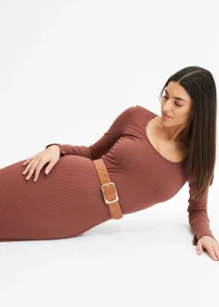 bonprix bonprix Cinturones>Cinturón con hebilla metálica brillante Negro