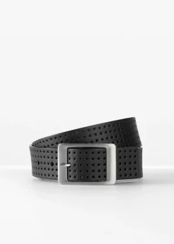 Mujer bonprix bonprix Cinturón de cuero con patrón calado